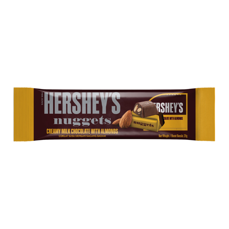 Socola Hersheys Nuggets sữa hạnh nhân 28g - 04285
