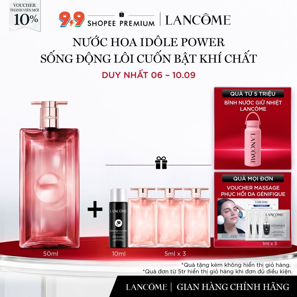 Nước Hoa Lancome Idole Power Sống Động Lôi Cuốn Bật Khí Chất 50ml