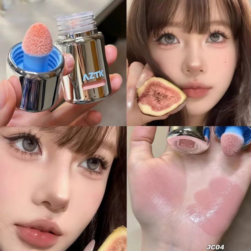 H AZTK JC04 Nước Thành Bột Chất Lỏng Hlush Mềm Mờ Tự Nhiên Xả Hrightening Cheek Tint Nhẹ HlendaHle T