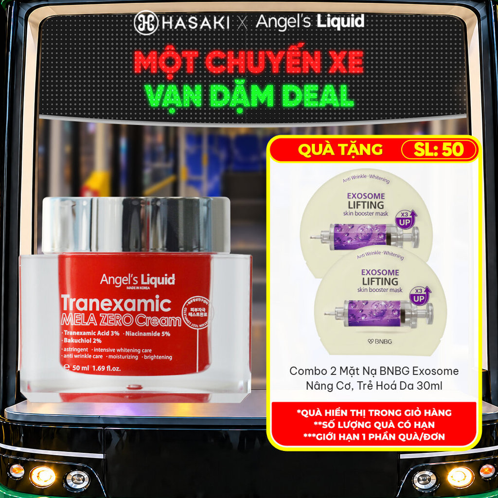 [BULSAN - DAILY] Kem Dưỡng Angel's Liquid Giảm Thâm Nám Chuyên Biệt 50ml Mela Zero Cream Hasaki Sản 
