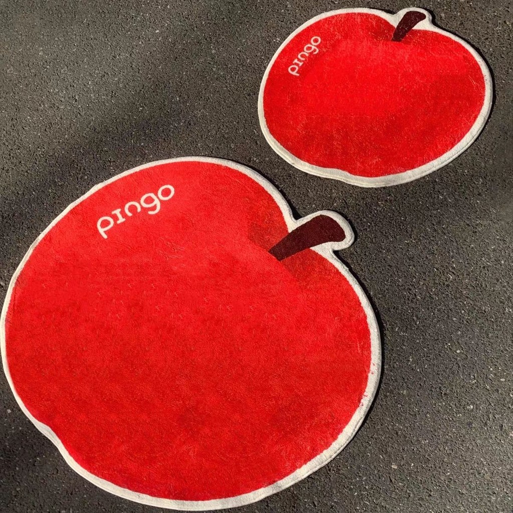 Apple Cashmere-like Super Soft Carpet Cute Children's Ultra-Fine-Meshed Thickening Carpet Creative H