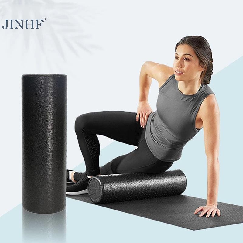 JINHF Yoga Foam Roller 3 Kích Cỡ (30cm, 45cm, 60cm) - Thiết Bị Massage Tập Thể Dục