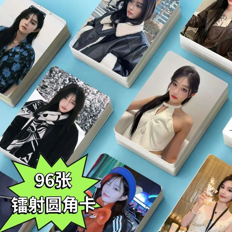 [Sản phẩm mới tự in] SNH48 Wang Yi Photocard Laser góc tròn 10cm lomo Card Star Merchandise