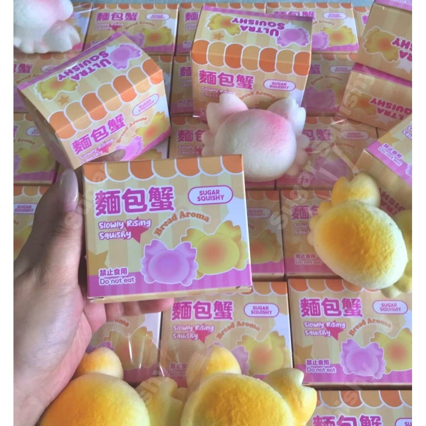 Sugar Squishy Cua hai màu Squishy Squishy tăng chậm