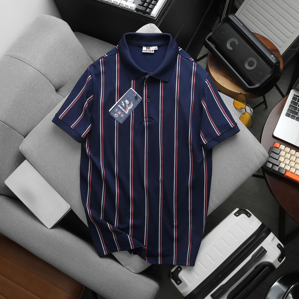 Áo thun polo nam LAUREL body thun cá sấu lạnh co giãn form chuẩn SRB - Áo polo nam bigsize NTstore