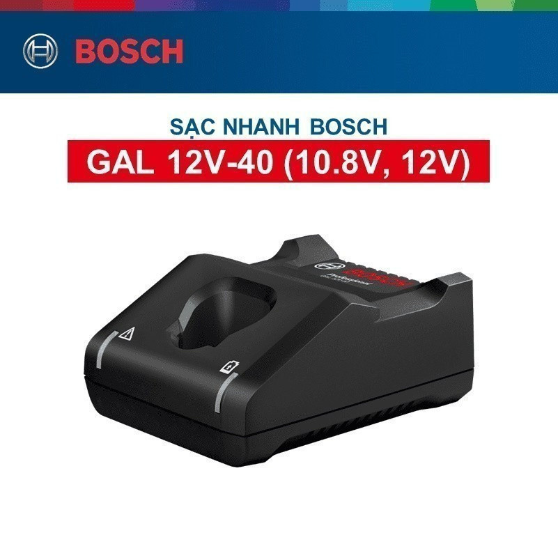 Sạc nhanh Bosch GAL 12V-40 (10.8V, 12V) 1600A021KF