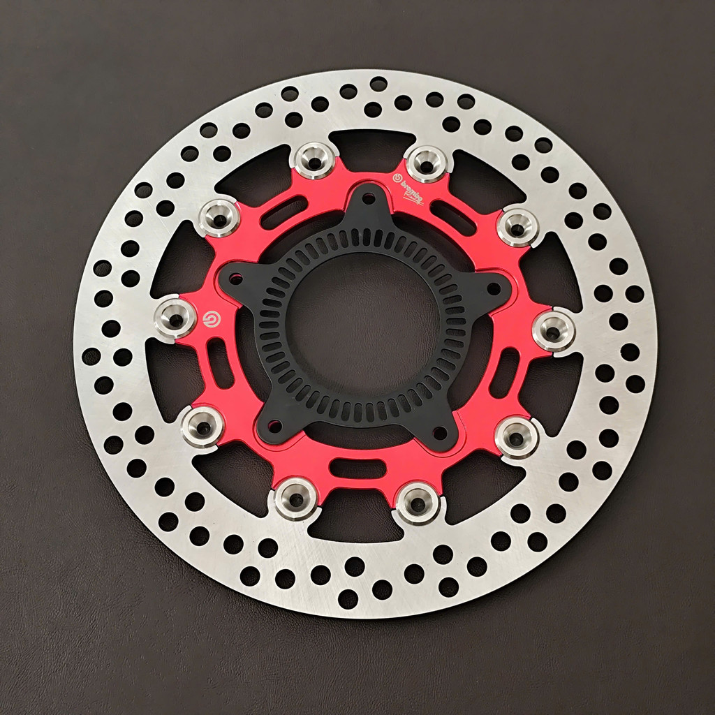 Đĩa Thắng AB ( 2013 - 2025 ) Mâm ZIN 5 Lỗ Size 267mm  + LÒNG ABS 5 lỗ ---- 10 NÚT INOX LÕM ---------