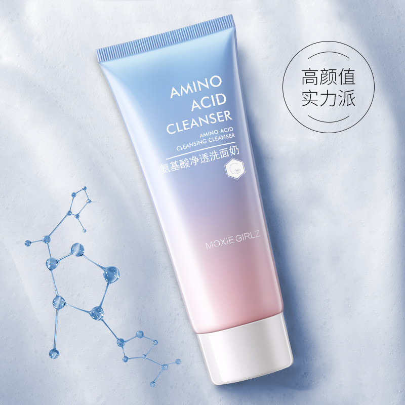 Sữa rửa mặt Mousse Girl Amino Acid Cleanser Dưỡng ẩm nhẹ One Piece Beauty Amino Acid Formula * lyl#1