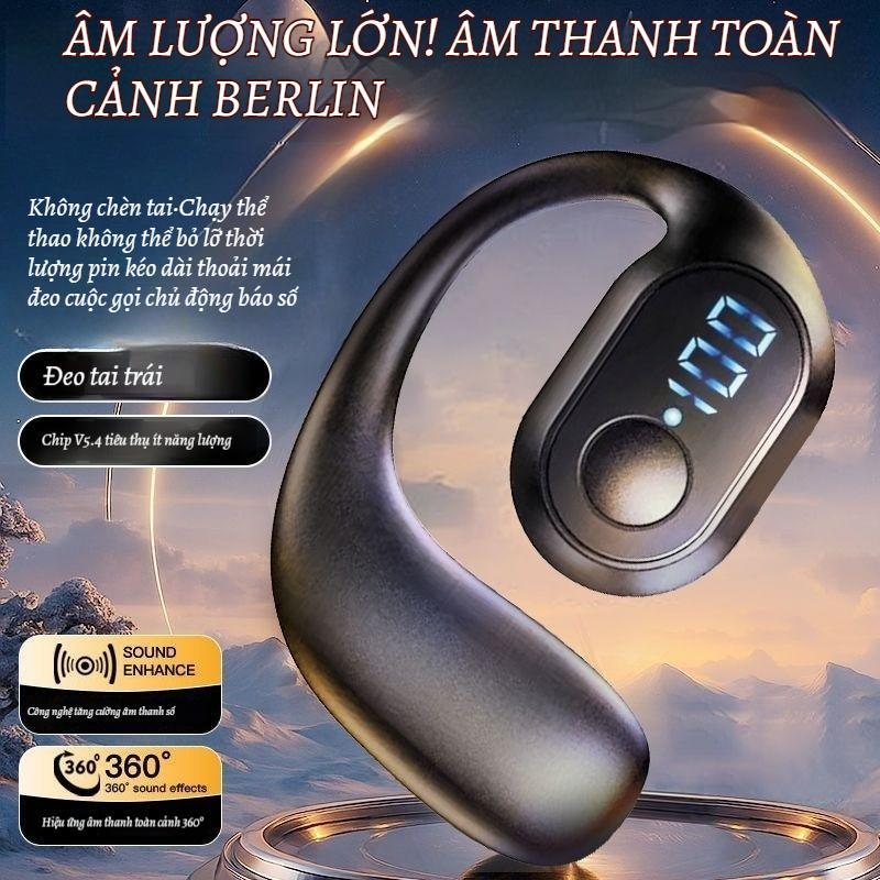 KY2 Pro Tai Nghe Bluetooth 5.3 Một Bên Tai Pin Siêu Trâu, Có Micro, Dành Cho Thể Thao và Công Việc