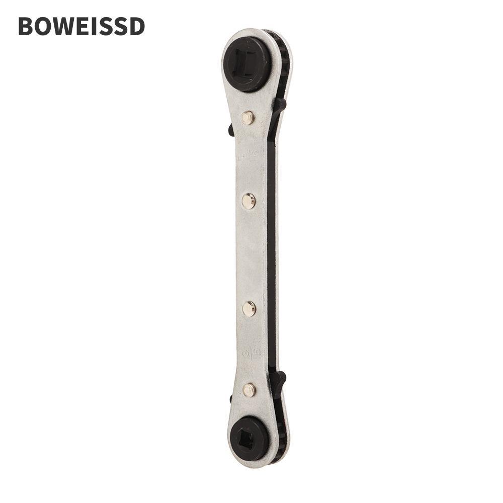 Bộ cờ lê dịch vụ BOWEISSD 2 chiếc HVAC, Cờ lê làm lạnh Ratchet hai đầu / Cờ lê làm lạnh Ratchet hai 