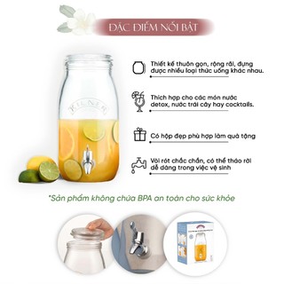 Kilner - Bình Nước Thủy Tinh - 3L