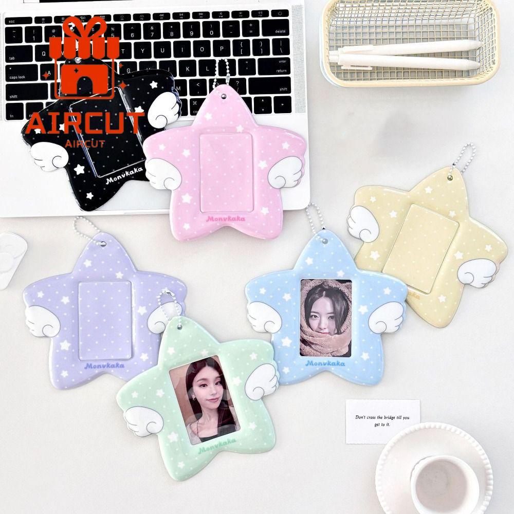 Hộp đựng thẻ 3 Inch YANGMING, Hộp đựng thẻ Photocard PVC cỡ lớn, Họa tiết cánh Kpop Idol Card Hiển t