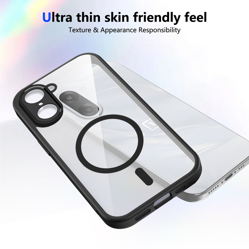 Ốp lưng OnePlus Ace 5 Racing Vỏ từ tính trong suốt mờ cho điện thoại OnePlus Ace 5 Racing 5G