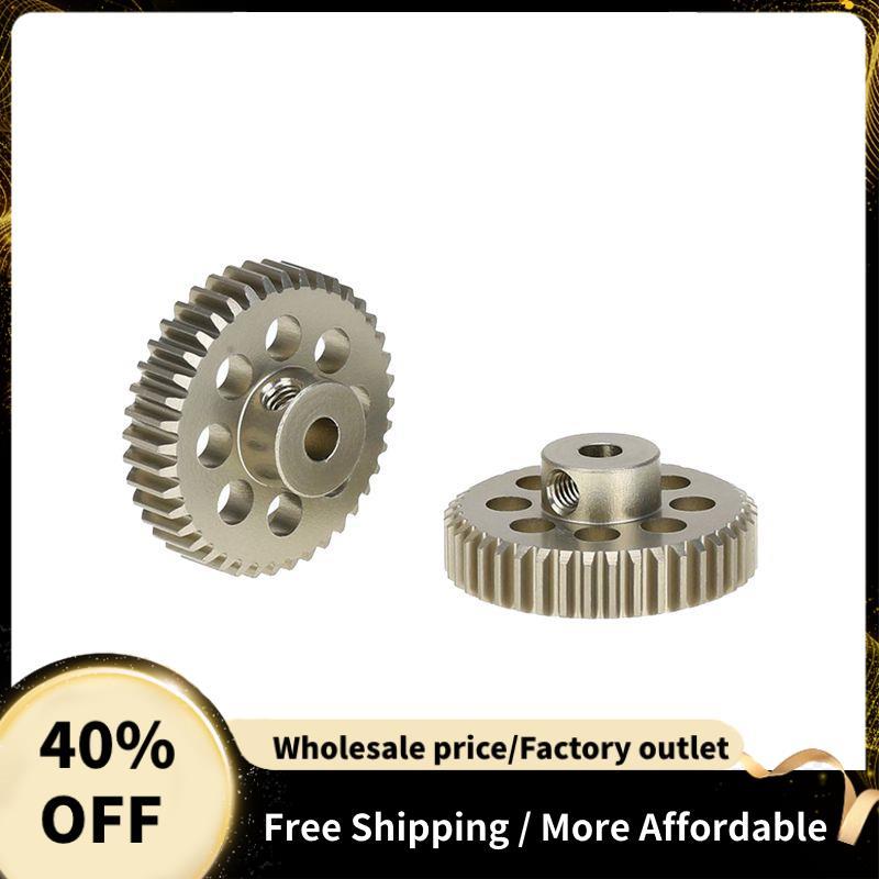 2 Chiếc 48DP 3.175mm 40T Bánh Răng Động Cơ Bánh Răng Cho Xe RC Chải Động Cơ Không Chổi Than