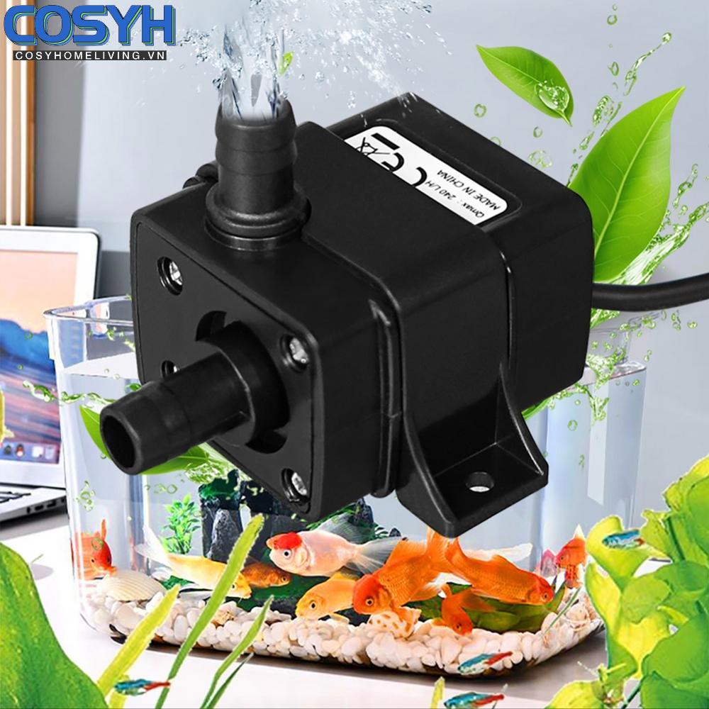 <cosyh>Brushless DC 5V Water Pump 150L H Quiet Operation for Small Tank Fountains