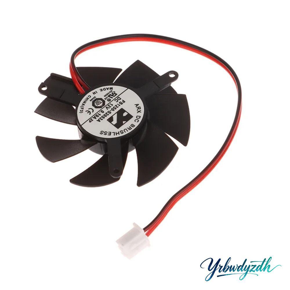 Quạt làm mát card đồ họa YRBWDYZDH, Quạt card đồ họa 12V 0.22A, Chất lượng cao 47MM 2.5Pin FD5010U12