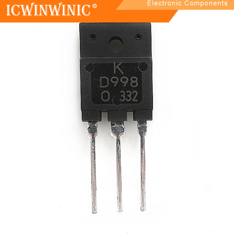 IC mạch tích hợp 5 mảnh 2SD998 D998 TO-3PF