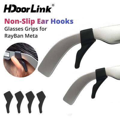 HdoorLink 4 Móc Tai Cho Meta / RayNeo / Xreal Kính Thông Minh Đa Năng Chống Trơn Trượt Co Giãn Móc Tai Silicon