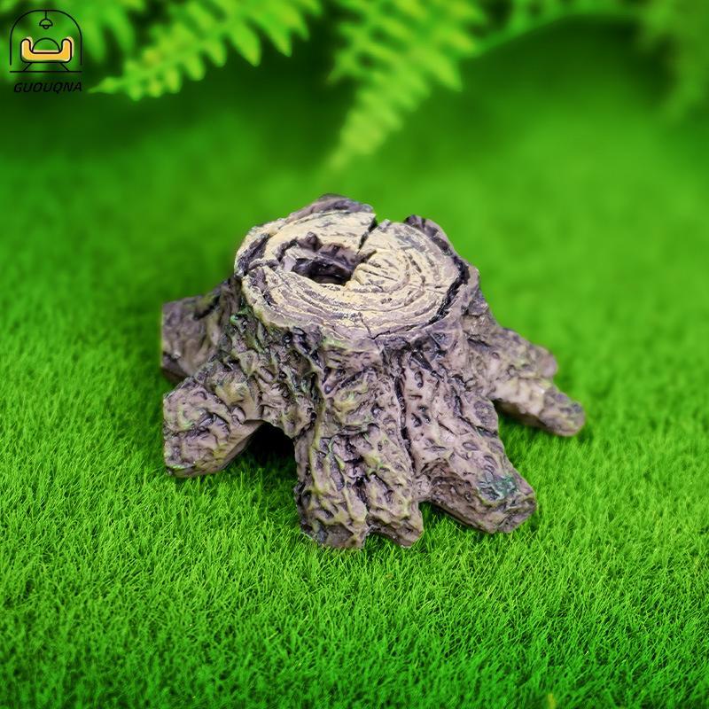 GUOUQNA Fish Hide Cave Reptiles Basking Hide Habitat Reptiles Enthusiasts Gears Pet Habitat Phụ kiện