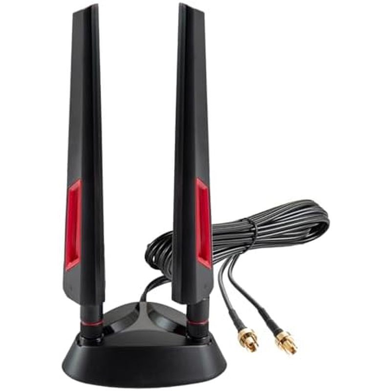 Ăng-ten chơi game đế từ tính ba băng tần 9dBi WiFi 7 có đầu nối mới (KHÔNG phải RP-A cho ASUS ROG St