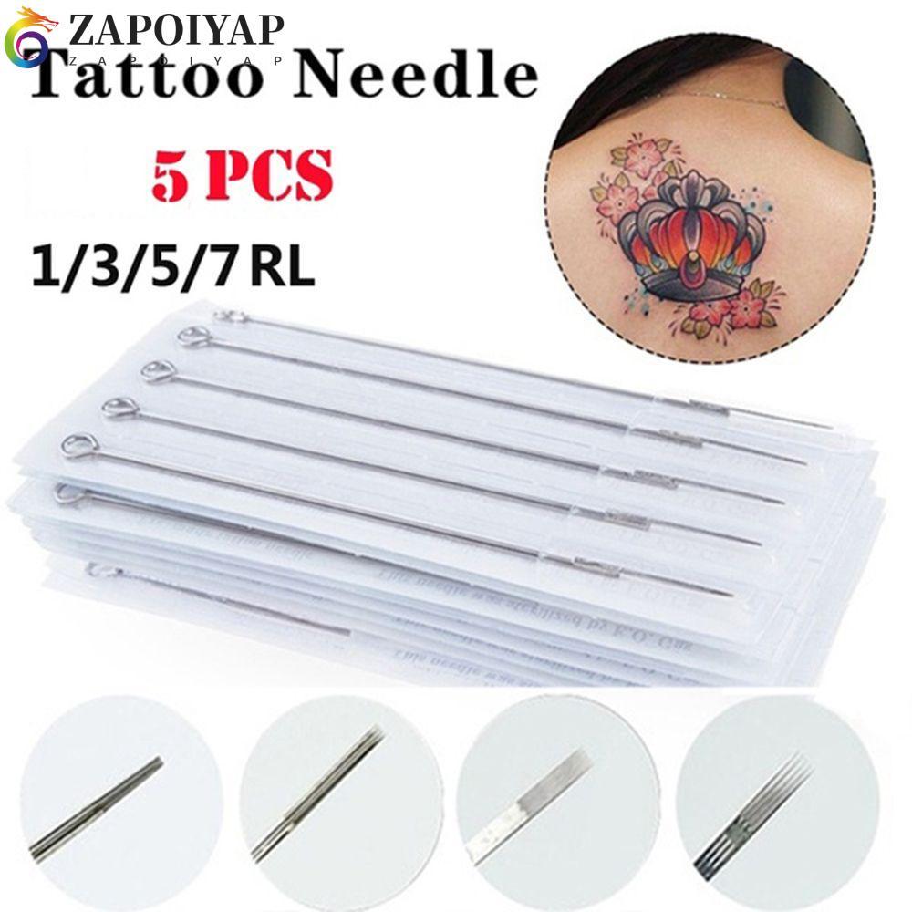 ZAPPOIYAP Tattoo Needles Mix Sizes Chuyên Nghiệp Thép Không Gỉ Trang Điểm Microblading Tattoo Phụ Ki