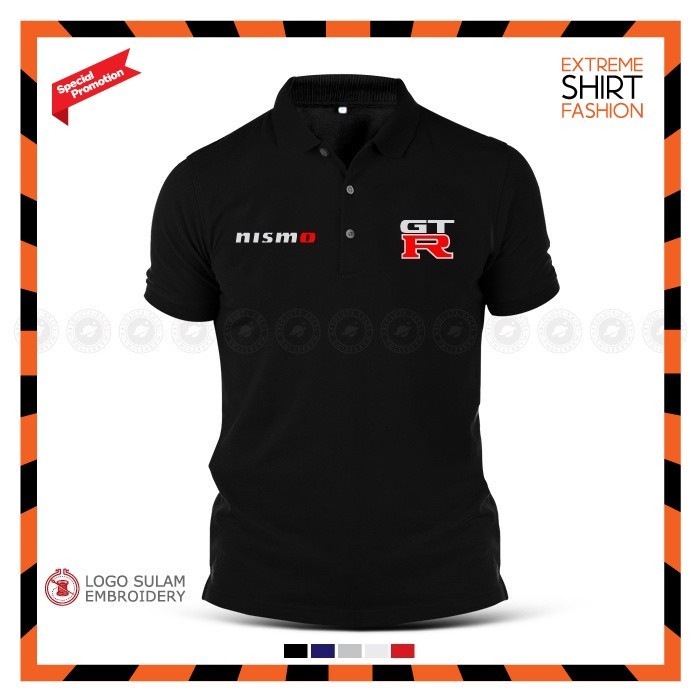 Áo Polo Sulam Nismo Gtr Nissan Skyline R34 R33 Rb26 Baju Racing Áo thun thường ngày Jersey