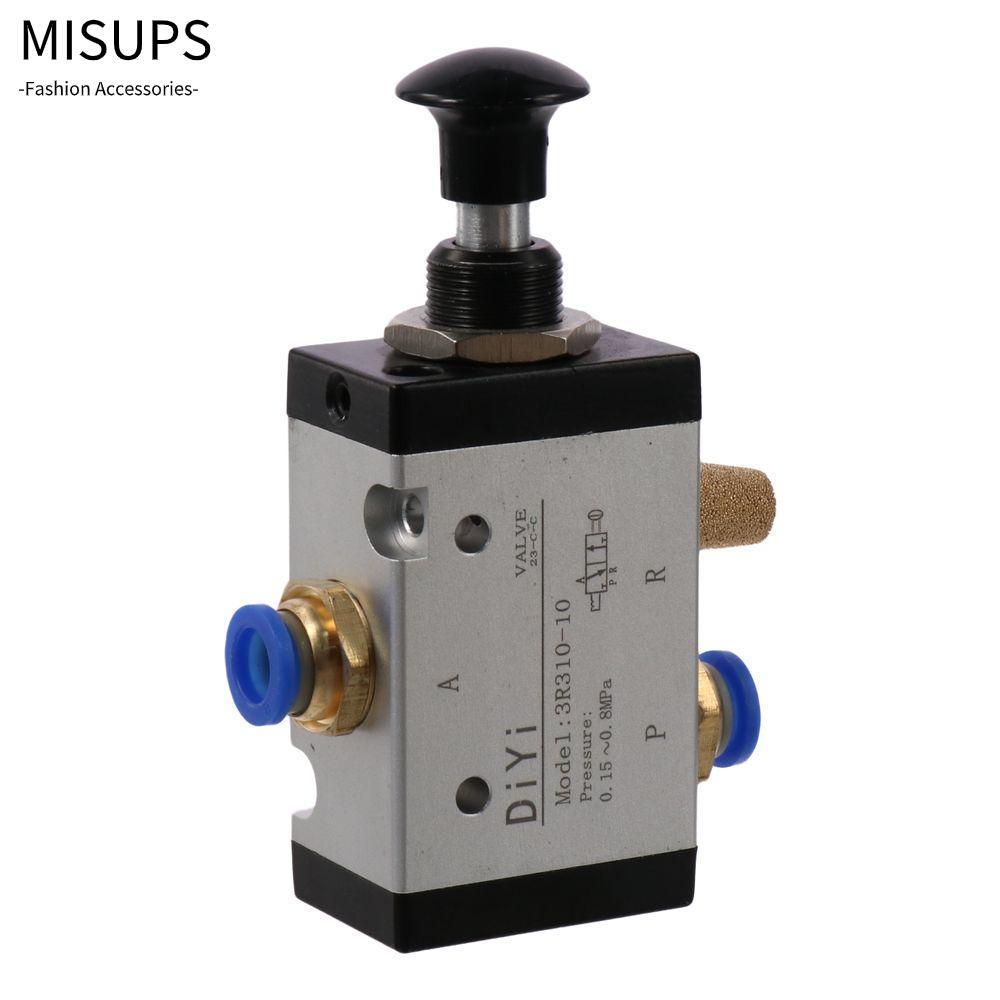 Van điện từ MISUPS, Khí nén 3 chiều 3R210-08, Van khí thủ công Air Hand 2 vị trí 1 / 4 "PT Điều khiể