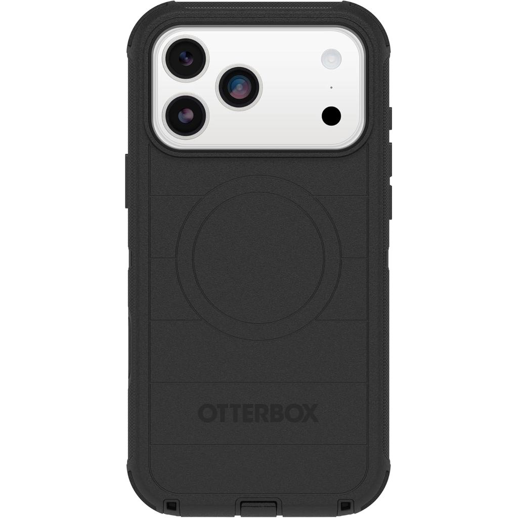 OtterBox iPhone 17 Pro Max Defender Pro Series Case - Black - Tough, Rugged & Durable iPhone Case, S