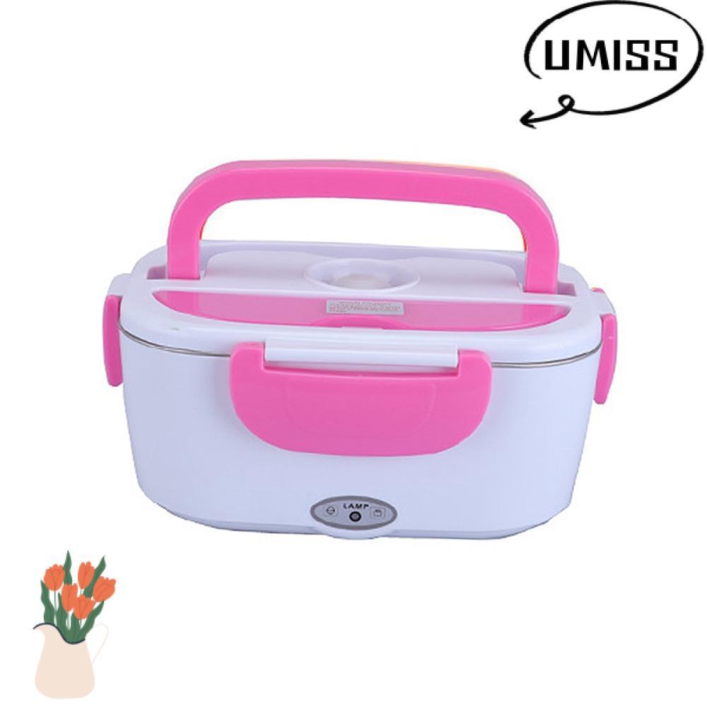 Máy hâm nóng thực phẩm di động UMISS, Hộp cơm điện 110V 40W, Hộp Bento sưởi ấm thực tế 1,5L cho văn 