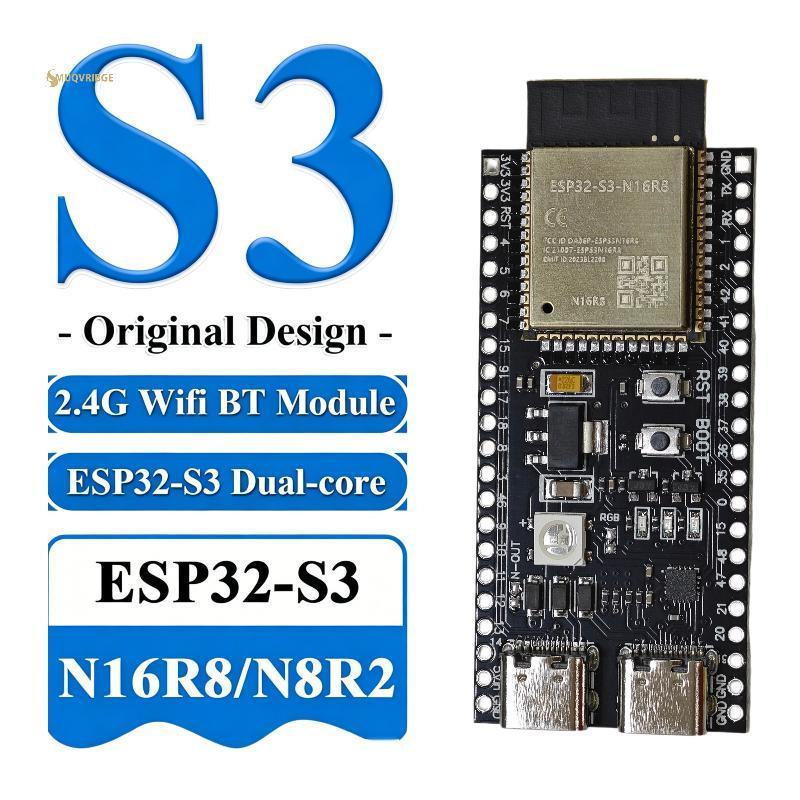 Bo mạch phát triển lõi kép MUQV ESP32 S3 Hỗ trợ WiFi 2.4G cho Maker DIY Circuit Design VN