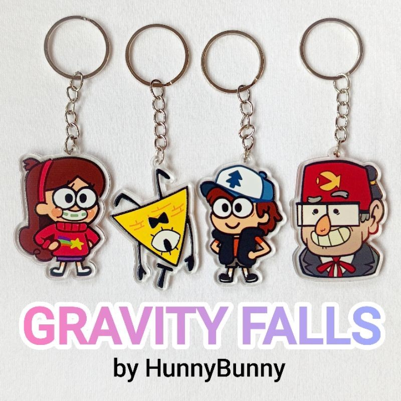 [NEW]GRAVITY FALLS keychains charm souvenir Fanmerch