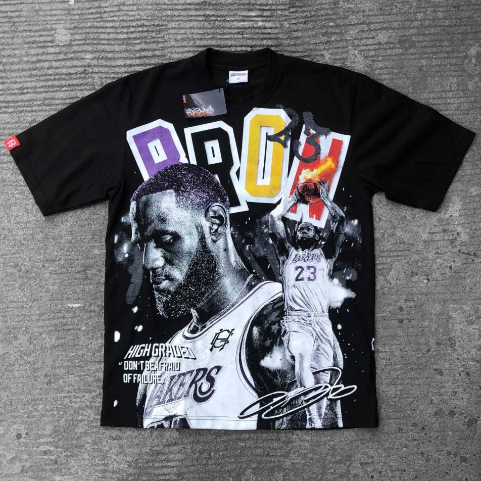 Lebron James- Bron - Áo thun quần áo cao cấp