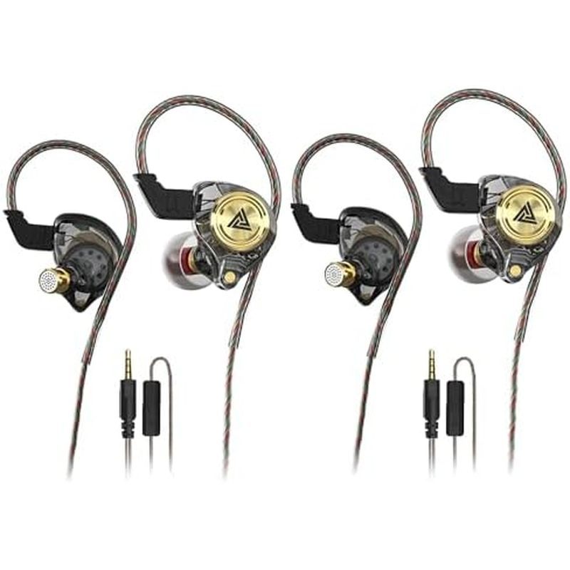 Wired Gaming Earbuds, Ak3file in Ear Monitors, Deep Bass Sound Wired Earbuds, HiFi in Ear Headphones