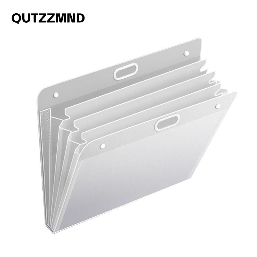 Túi đựng giấy vẽ tranh QUTZZMND, Thư mục tệp A2 / A3 / A4 chống nước, Album ảnh bốn lớp di động chất