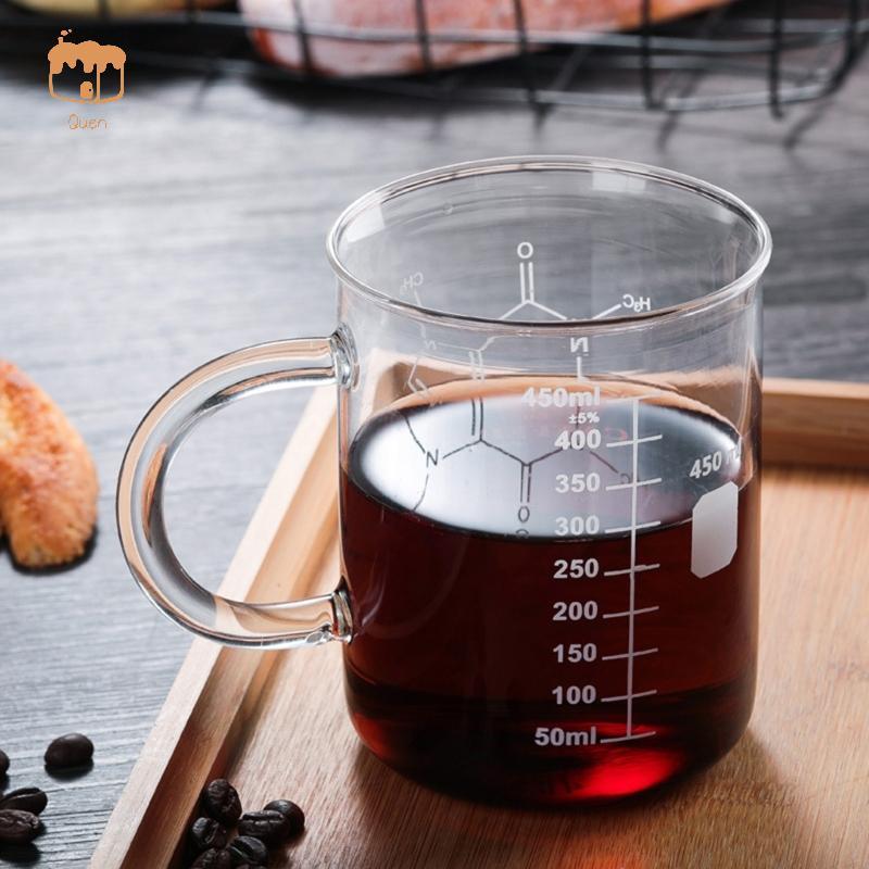 Quen Caffeine Beaker Cốc Caffeine Phân Tử Cốc Bền Kính Độc Đáo Dễ Sử Dụng
