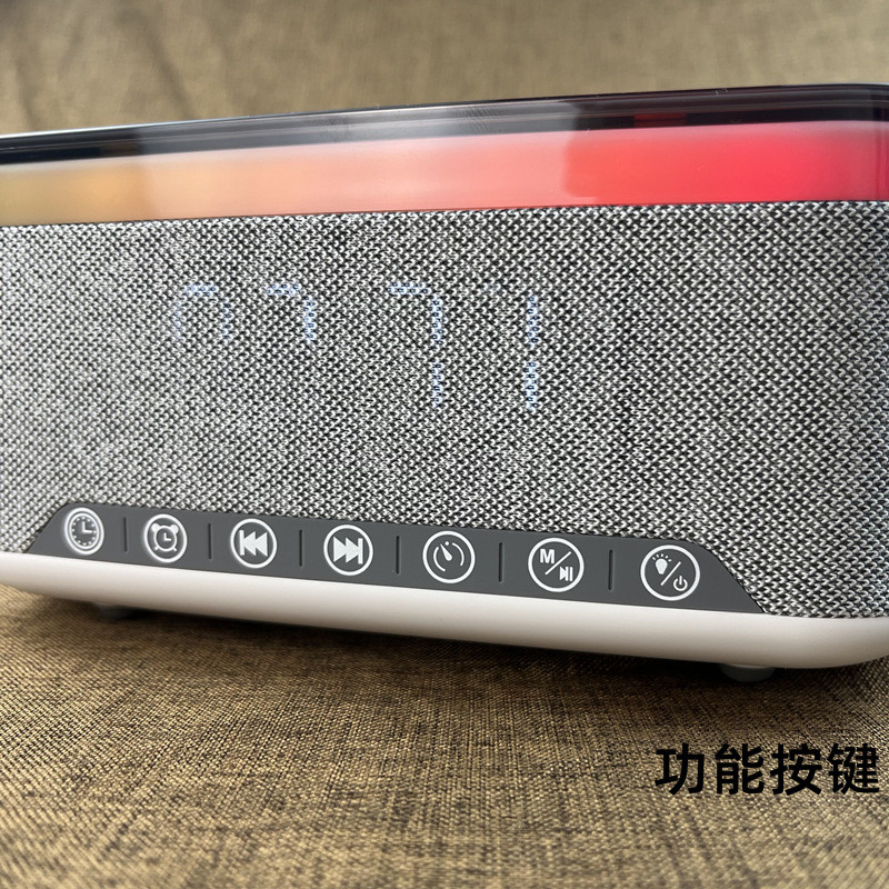 Bộ sạc không dây mới Loa Bluetooth s300 Đèn LED tiếng ồn trắng Thẻ đèn xung quanh Loa không dây đa c