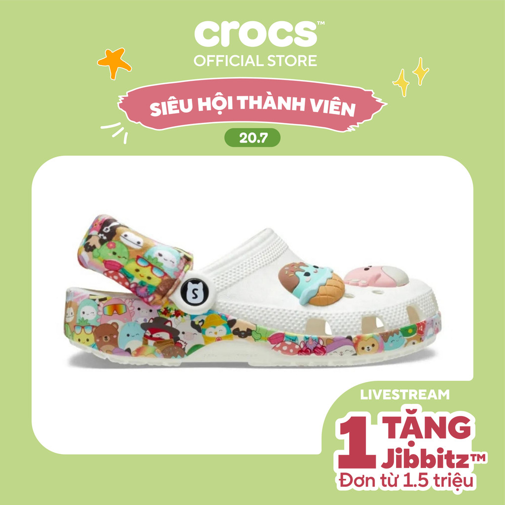 [SẢN PHẨM ĐỘC QUYỀN SÀN TMĐT]Giày Clog Trẻ Em Crocs Classic Squishmallows - 210228-90H