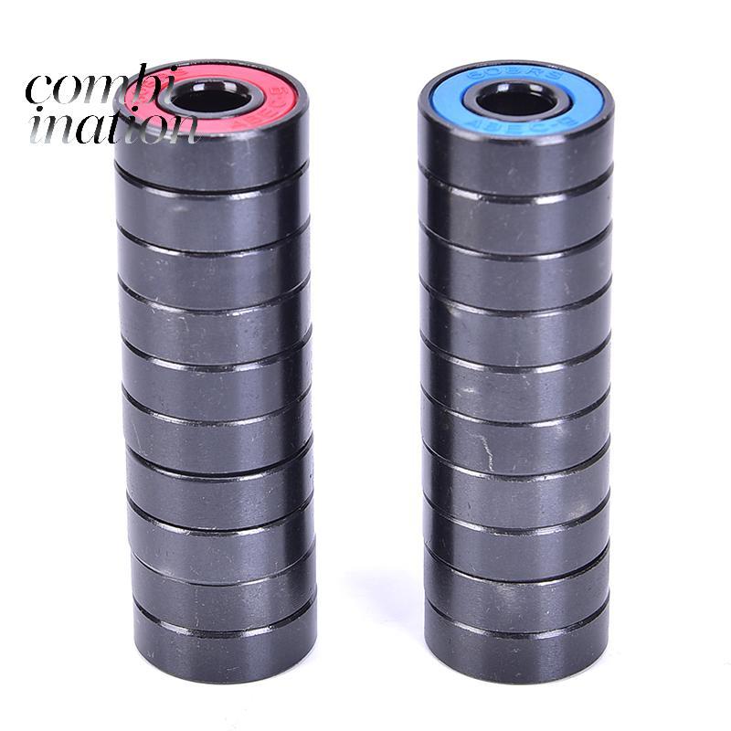 (TFT) 10 Cái / bộ 608 2RS Vòng bi kín bằng thép rãnh sâu 608RS 608-2RS MỚI