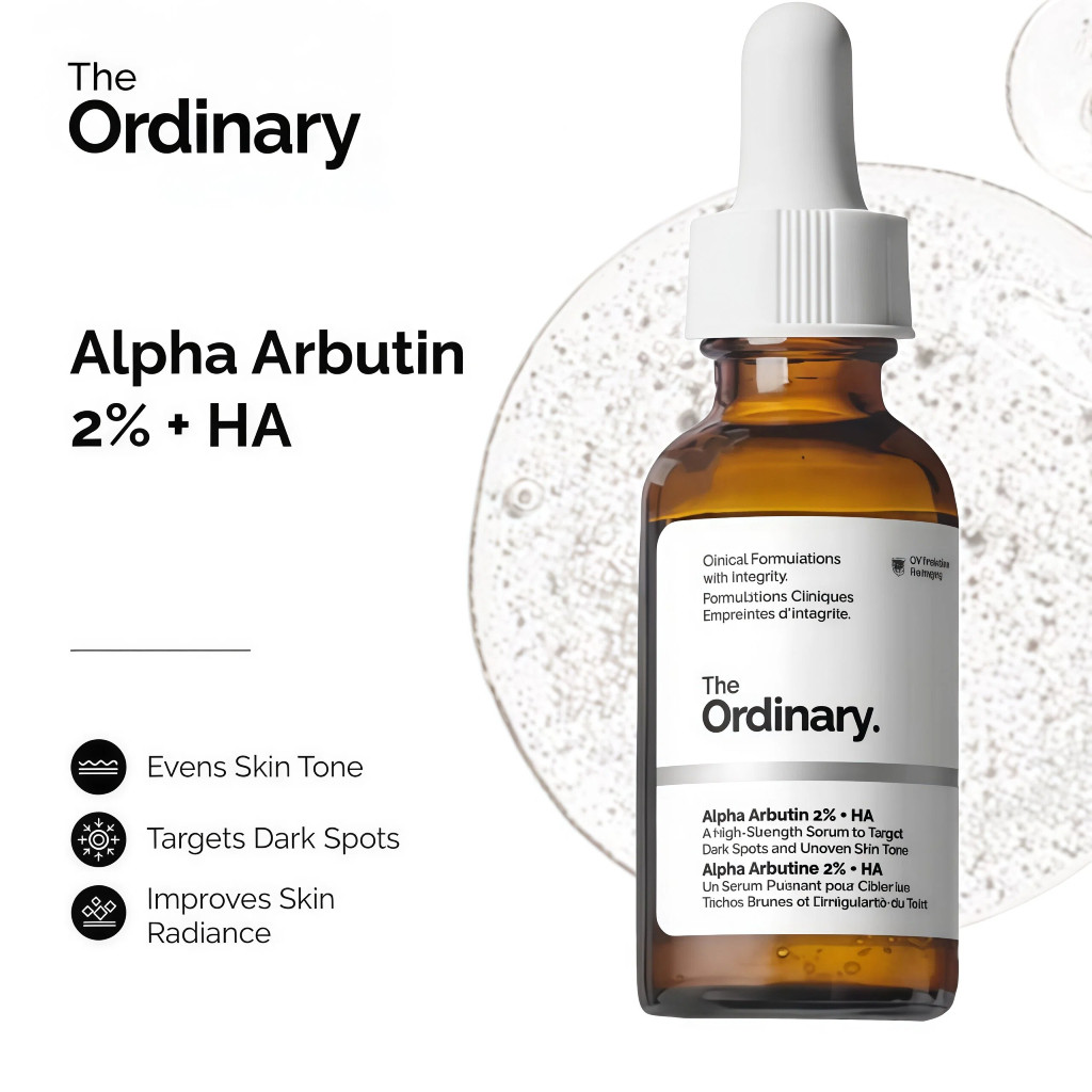 Serum The Ordinary Alpha Arbutin 2% + HA 30ml – Làm Sáng Da  Mờ Thâm Nám  Đều Màu Da