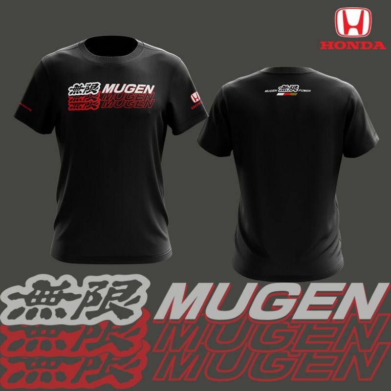 Áo thun Mugen Power / Áo thun sợi nhỏ / Áo thun đua xe