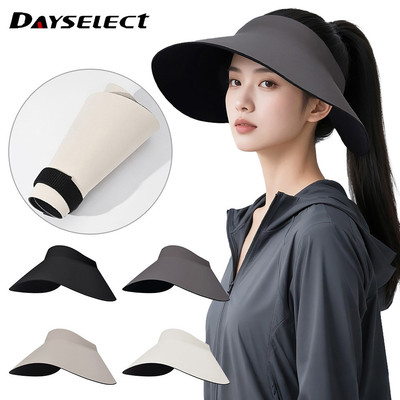 DAYSELECT Mùa Hè Đi Ngoài Trời Thoáng Khí Chống Tia UV Có Thể Gập Lại Mở Nắp Với Viền Rộng