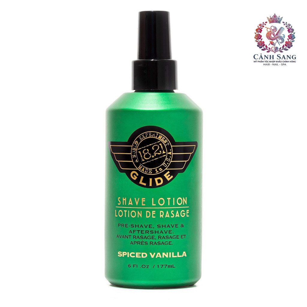 Kem cạo râu 18.21 Man Made Glide Shave Lotion | Spiced Vanilla 177ml .CS