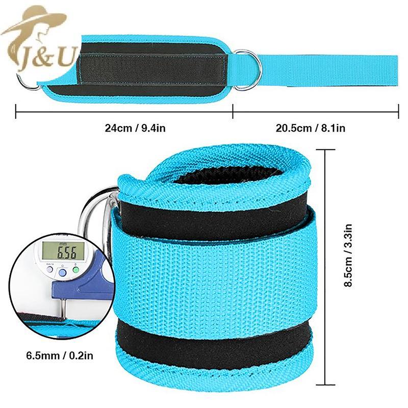 JU Dây Đeo Mắt Cá Chân Có Thể Điều Chỉnh Đôi Chữ D Vòng Đeo Mắt Cá Chân Cho Tập Luyện Glutes Chân Tậ