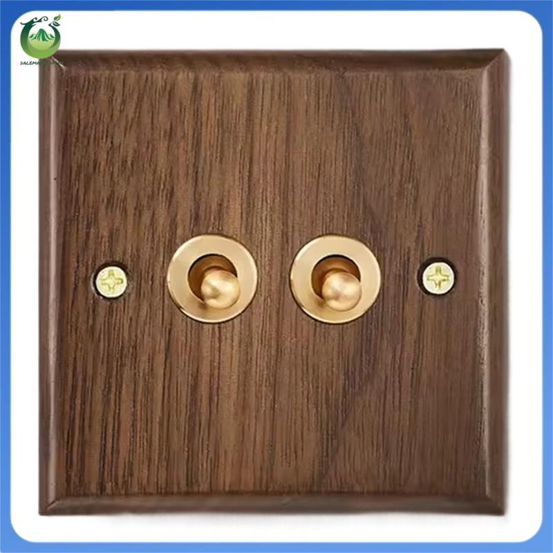 [dalemacadam.vn] Bảng điều khiển chuyển đổi tường gỗ nguyên khối 2 chiều 1 đến 4 Gang phong cách cổ 