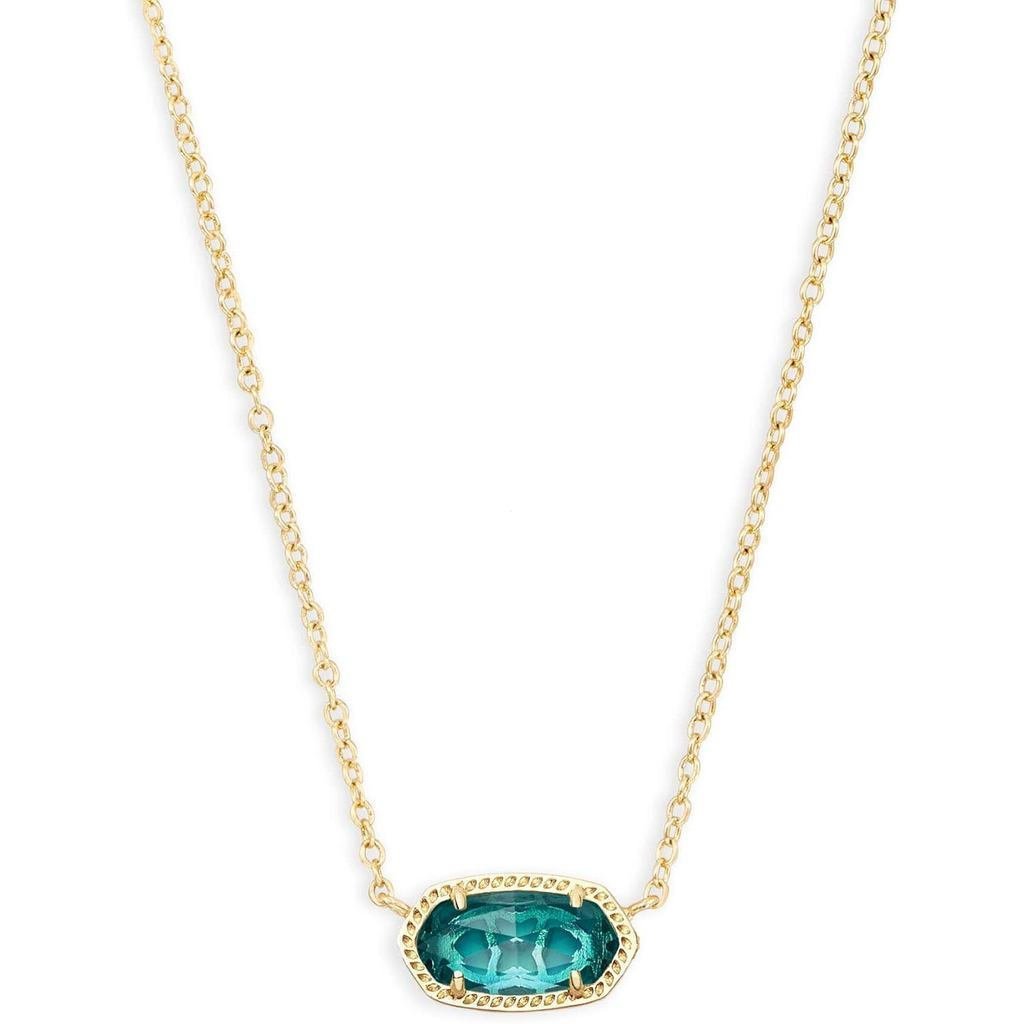 Vòng cổ mặt dây chuyền Kendra Scott Elisa dành cho nữ, Trang sức thời trang, XBGC mạ vàng 14k