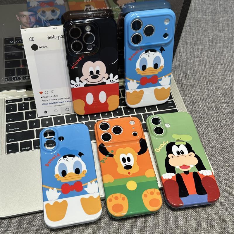 Ốp Điện Thoại Vịt Mickey Mickey Thích Hợp Cho iPhone 17 16 15 14 13 12 11 Pro Max Plus XSMAX XR XS X