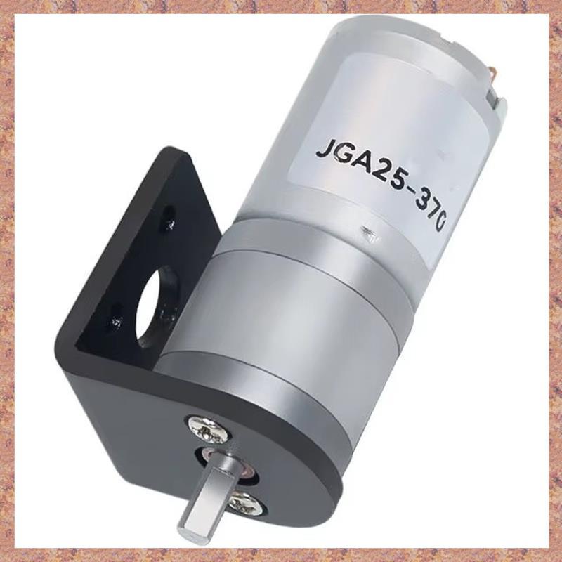 JGA25-370 Worm Gear Motor DC 24V 620RPM Giảm Mô-men xoắn lớn Động cơ bánh răng đảo ngược công suất c
