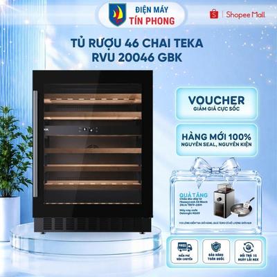 Tủ rượu 46 chai Teka RVU 20046 GBK - Bảo Hành 24 Tháng - Lắp âm hoặc độc lập