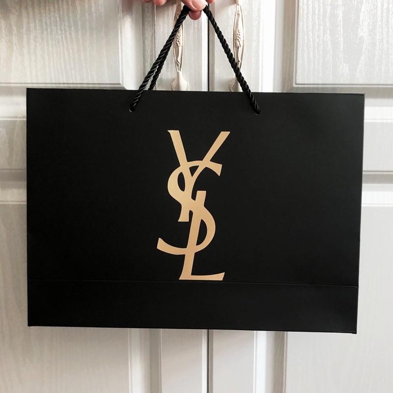Saint Laurent YS Túi Quà Tặng Son Môi Hộp Nước Hoa Bao Bì Túi Tote Giấy Túi Đựng Mỹ Phẩm / Cdui