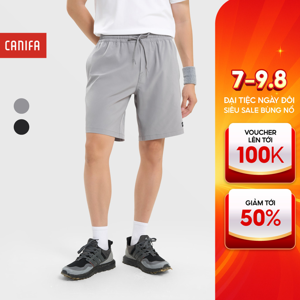 Quần short nam thể thao CANIFA mềm mại thoáng mát thiết kế trẻ trung khỏe khắn 8BS25S025